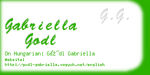 gabriella godl business card